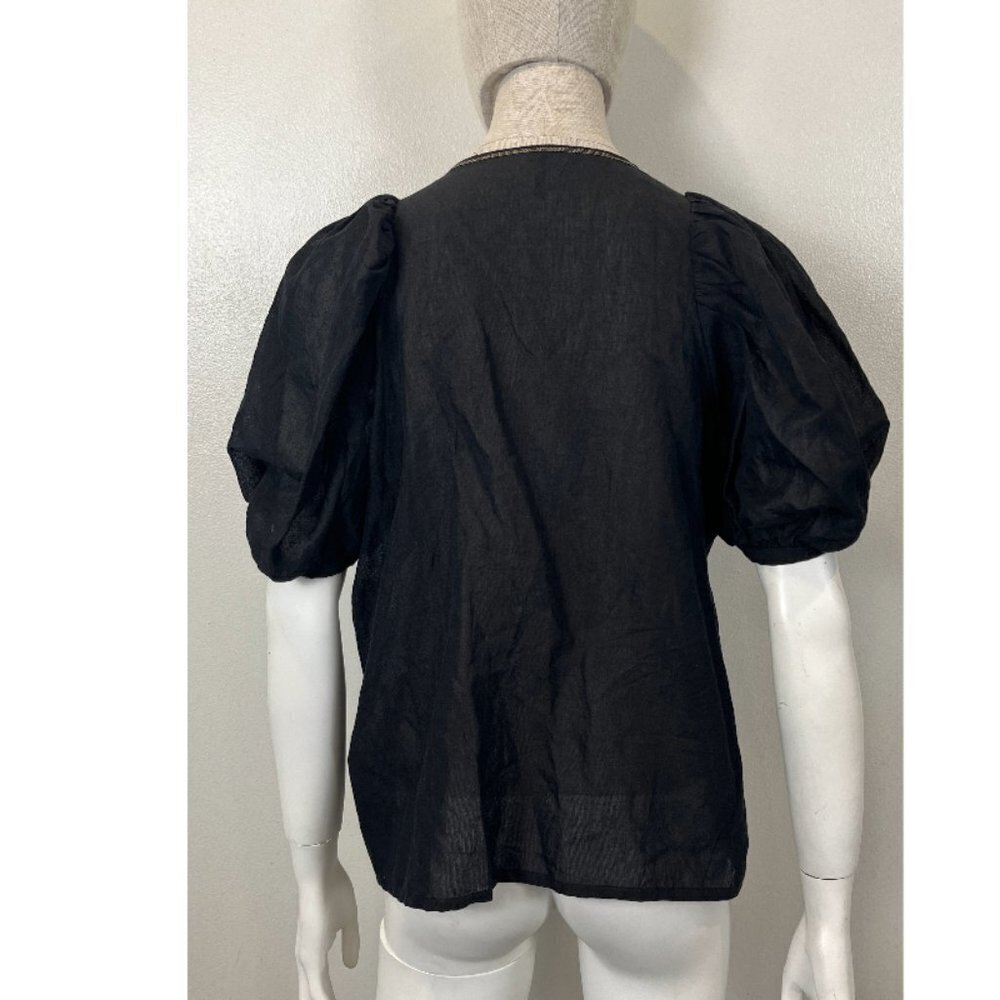 NATIVE VILLAGE BOHO BLOUSE M - Picture 4 of 8